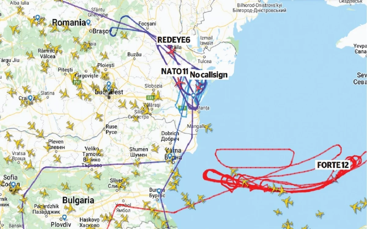 FOTO Captura flightradar24.com