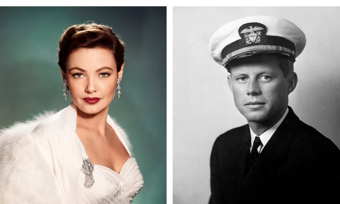 Gene Tierney și Kennedy Getty Images jpg