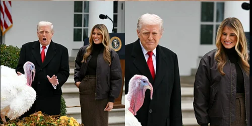 Melania trump curcan ziua recunostintei FOTO Instagram Only Melania png