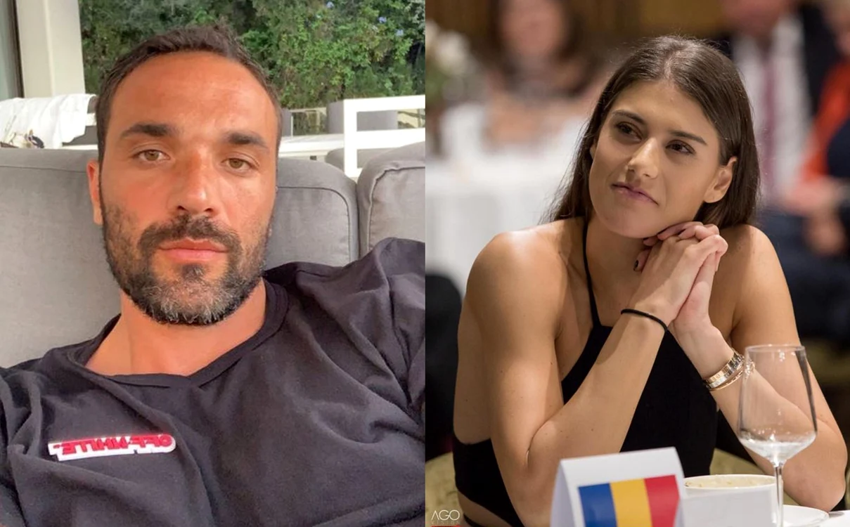 Sorana Cîrstea și Ion Țiriac Jr. Foto: arhivă personală