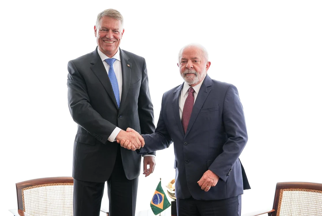 Președintele Klaus Iohannis cu Președintele Lula / foto: arhiva personală
