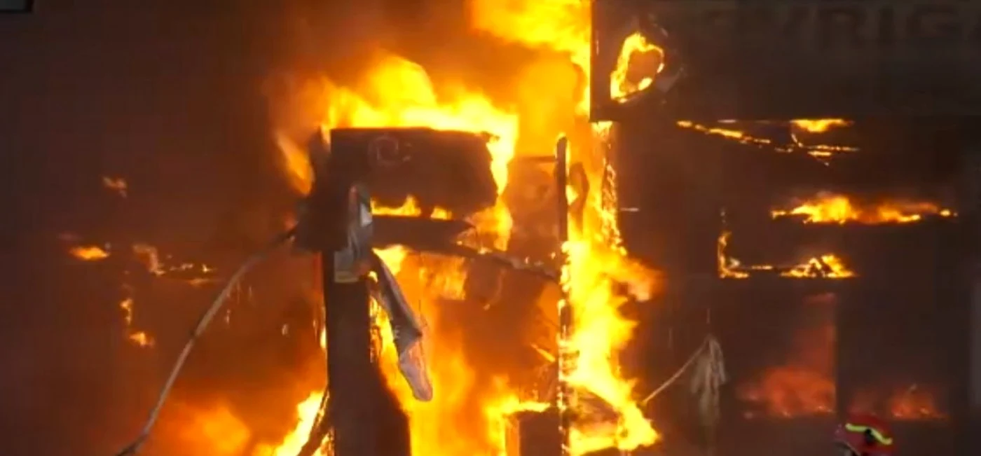 Incendiu in Bucuresti