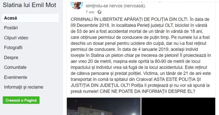 postare accident slatina