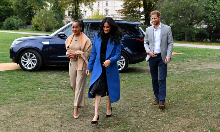 Doria Markle, Meghan Markle și Prințul Harry, Getty (2) jpg