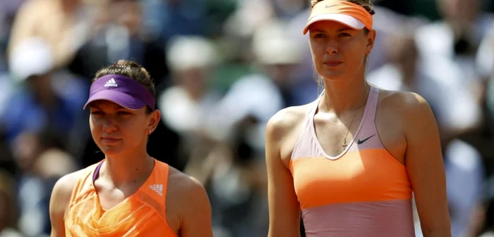 Simona Halep şi Maria Şarapova