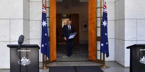 Premierul australian Scott Morrison FOTO EPA-EFE