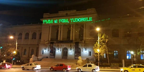 Mesaj UAIC Iaşi FOTO Cristian Mihai Dide 