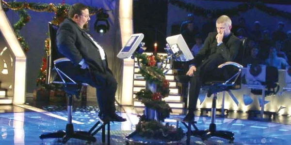 Alături de Cristian Popescu Piedone, la emisiunea „Vrei să fi miliardar“ 