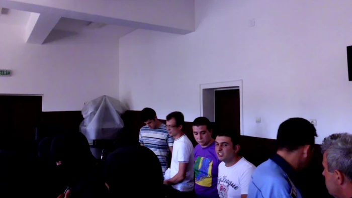 George Popescu şi cei trei complici ai săi au primit încă 60 de zile de arest preventiv FOTO CRISTIAN FRANŢ