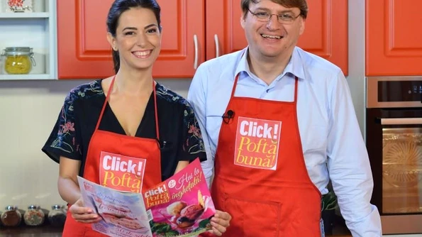 Ion M Ioniţă găteşte în emisiunea „Click! Poftă Bună!“ jpeg