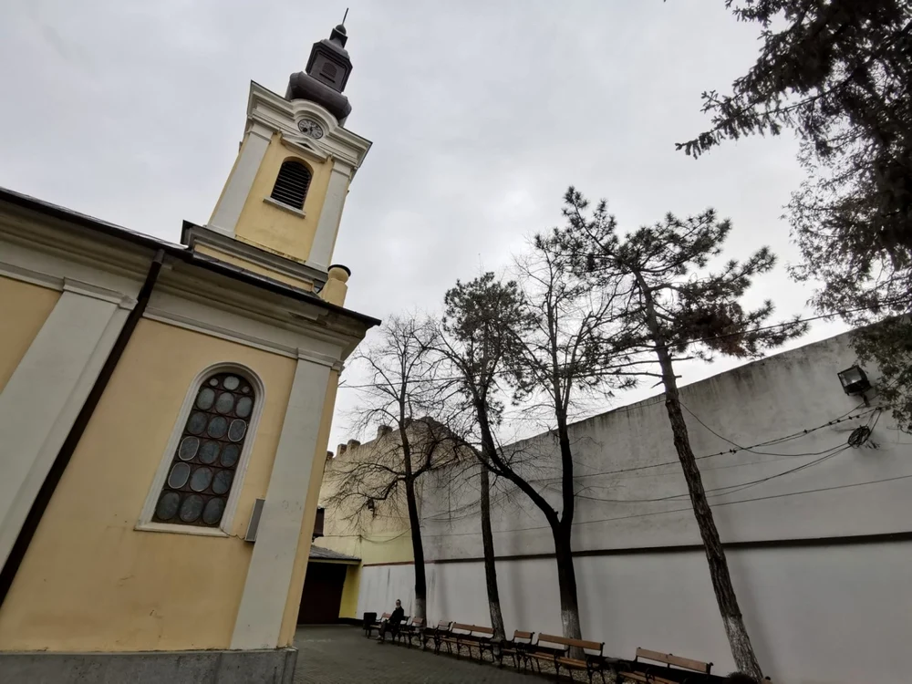 Blocurile ar putea să apară lângă Biserica ortodoxă din Elisabetin FOTO Ștefan Both