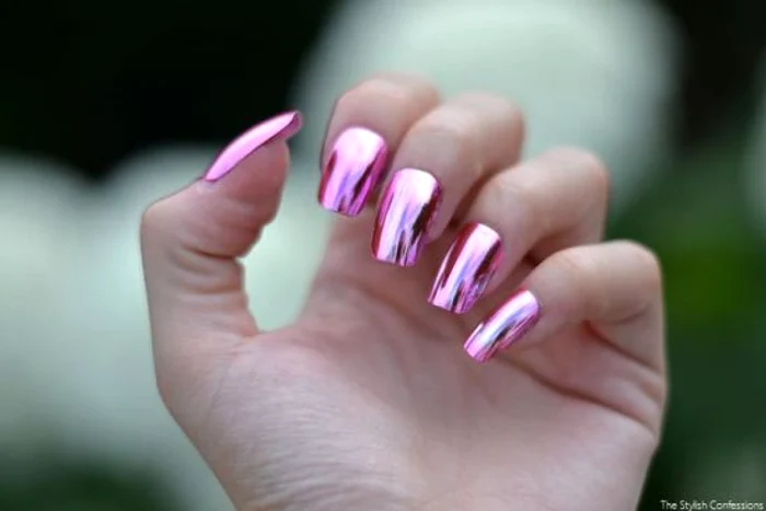 alluring pink mirror metallic nails jpg jpeg