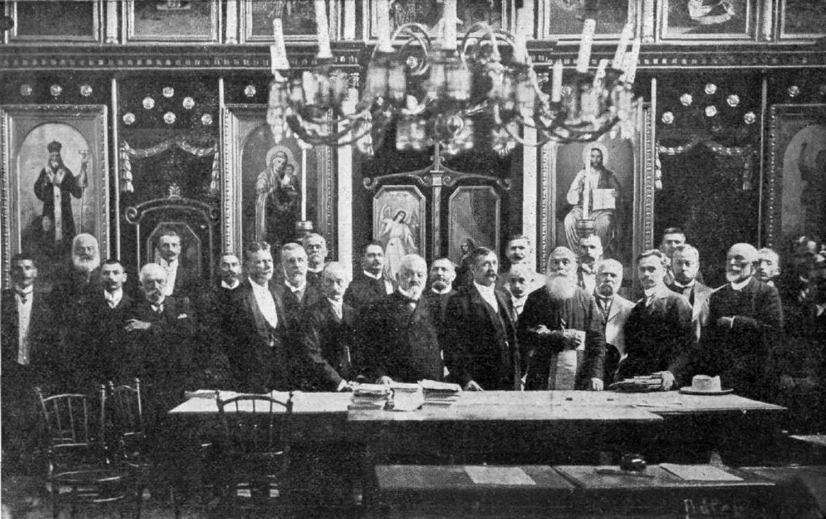 Adunarea generală anuală din 1908 a membrilor ASTREI FOTO Wikipedia