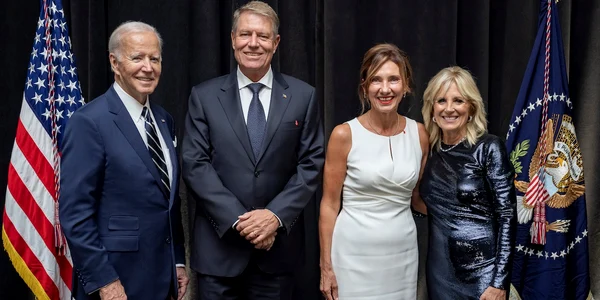 Klaus Iohannis, alături de Joe Biden FOTO: Facebook Klaus Iohannis 