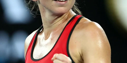 Simona Halep şi daneza Caroline Wozniacki de la Australian Open 2018 FOTO Guliver / Getty Images / Clive Brunskill
