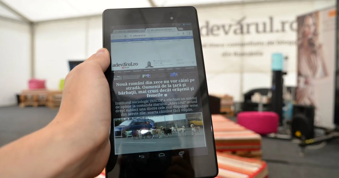Asus Nexus 7 e o tabletă premium FOTO Vlad Andriescu/Adevărul