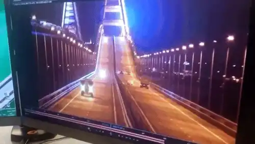 momentul exploziei Podului Kerci Sursa Twitter Truha