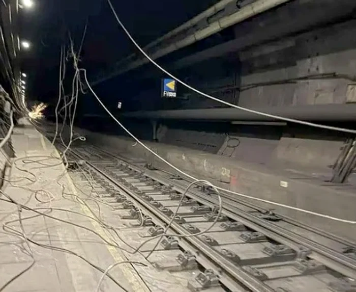 Trafic feroviar paralizat FOTO: captura x