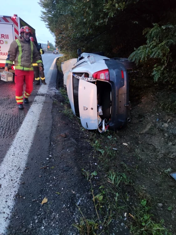 Accident rutier pe Valea Oltului în Bujoreni - Vâlcea pe DN7 soldat cu o victimă Foto Adevărul