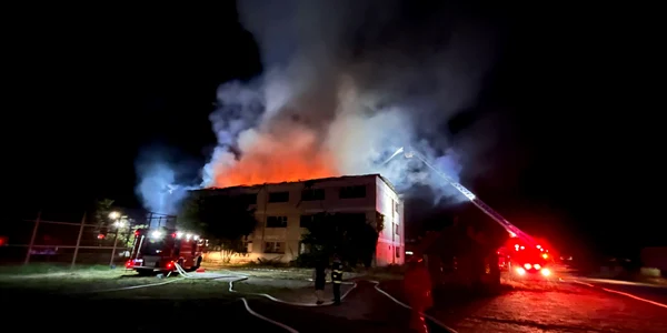 incendiu fost camin copii cu nevoi speciale balș judetul olt   sursa ISU Olt jpeg