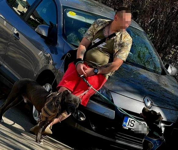 Bărbatul racola eleve în apropierea unui liceu FOTO Jandarmeria Română