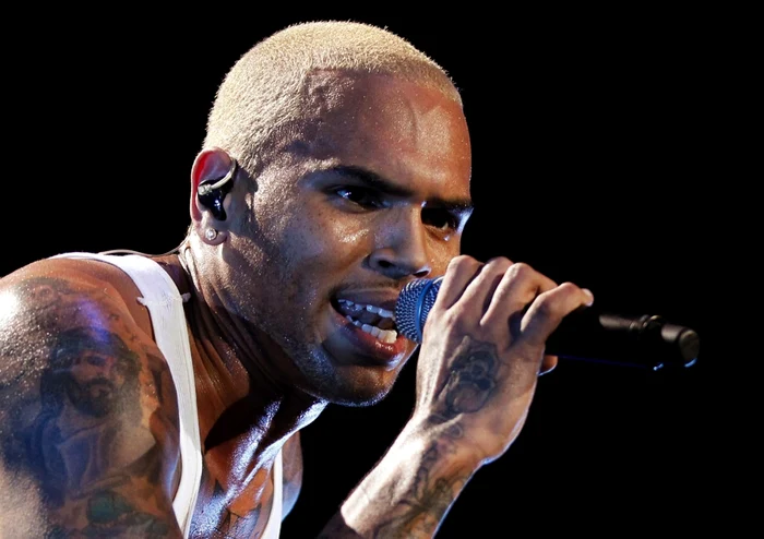 Chris Brown în turneul F.A.M.E. din octombrie 2011 FOTO Reuters