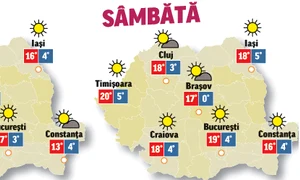 Prognoza meteo pentru următoarele două zile anunță vreme plăcută cu mult soare jpeg