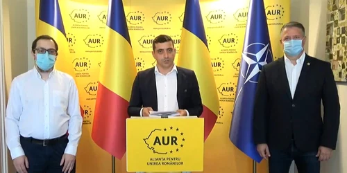 partid AUR Claudiu Simion FOTO captură video