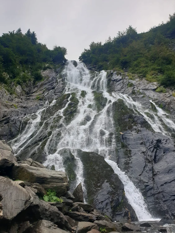 Bâlea - una dintre cele mai frumoase cascade din România Foto A.V.