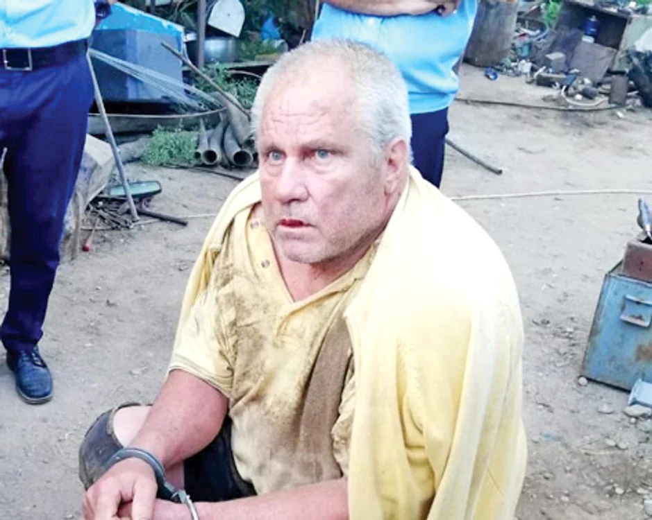 Gheorghe Dincă, la scurt timp după ce a fost capturat