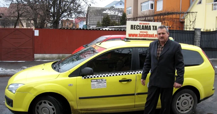 Valer Bâgiu este preşedintele Camerei Naţionale a Taximetriştilor,filiala Bistriţa-Năsăud