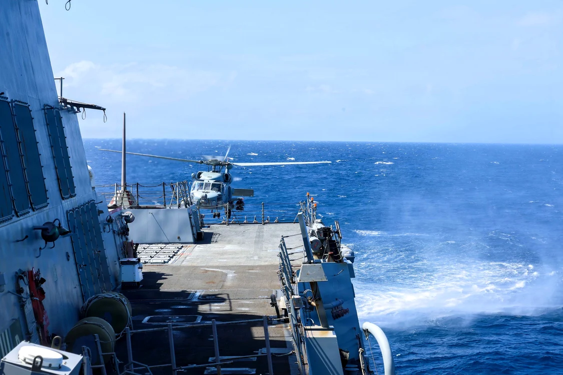 Navă de război a Marinei SUA. FOTO Facevook U.S. Navy