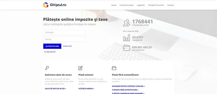 Peste 1,7 milioane de români plătesc online taxele și impozitele FOTO Denis Grigorescu