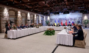 Turcia a intermediat discuțiile de pace între Rusia și Ucraina la Istanbul FOTO EPA EFE jpg