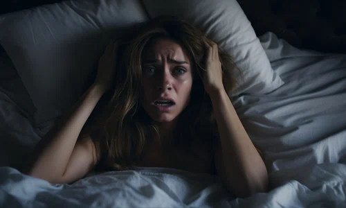 top view woman experiencing anxiety jpg
