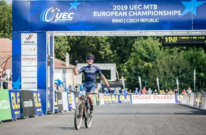 Vlad Dascălu, în momentul în care a devenit campion european