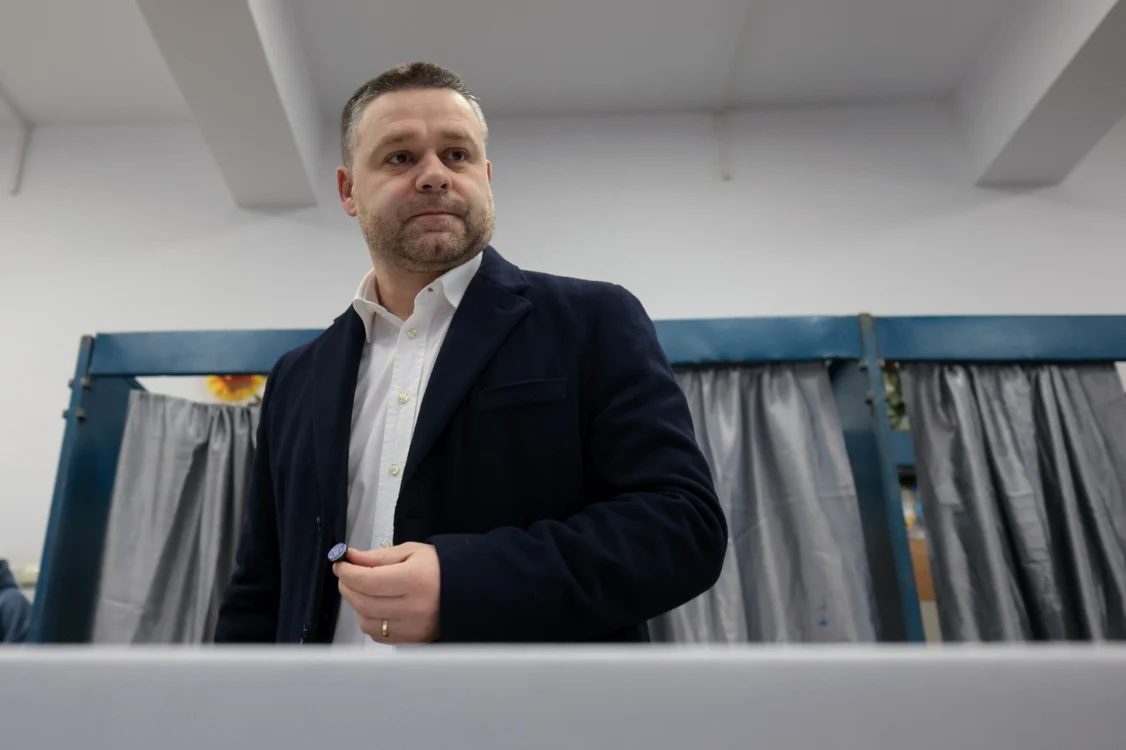 Ciprian Ciucu la vot. Foto arhivă