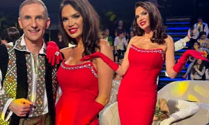 Cristina Spătar, apariție de Regină la filmările pentru Protevelion