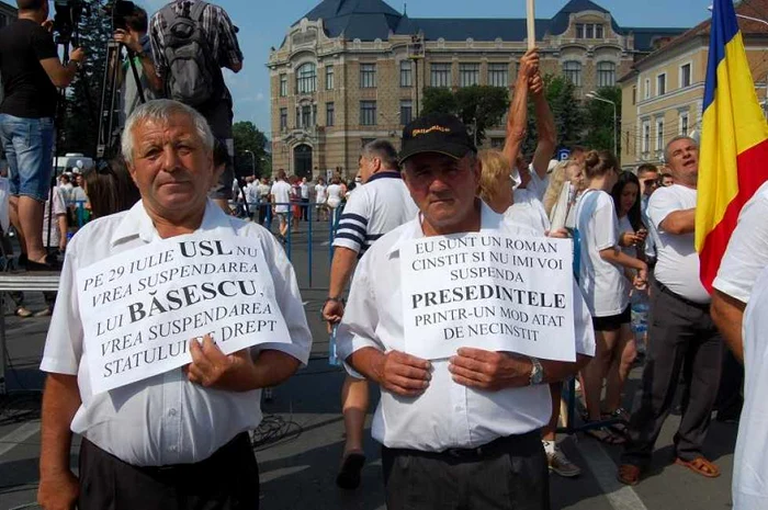 Miting pro-Băsescu la Cluj