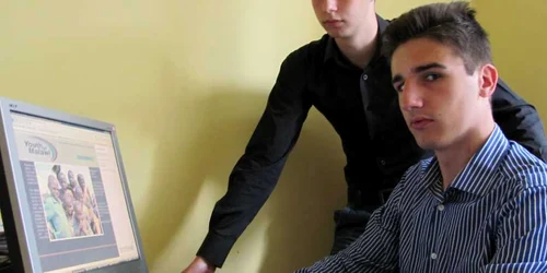 Mihai Marinău (dreapta) și Sergiu Gavrilă