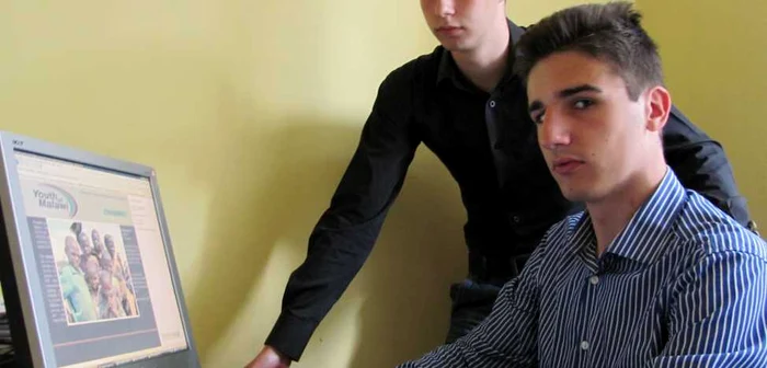 Mihai Marinău (dreapta) și Sergiu Gavrilă