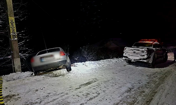 Bărbatul a fost prins după o urmărire dificilă FOTO Poliția de Frontieră Botoșani