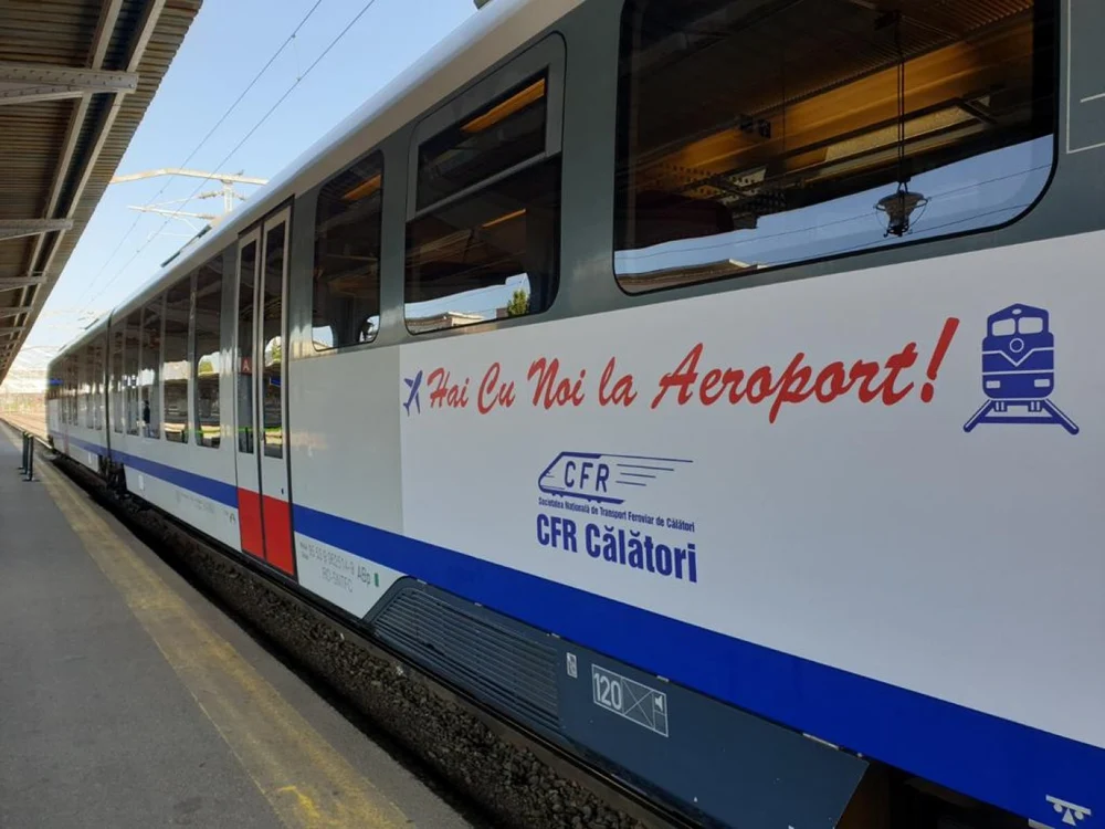 Programul trenurilor dintre București Nord și Aeroportul „Henri Coandă” va fi modificat două nopți la rând