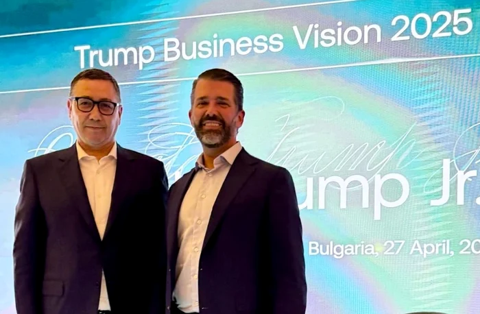 Victor Ponta și Donald Trump Jr./FOTO: Facebook