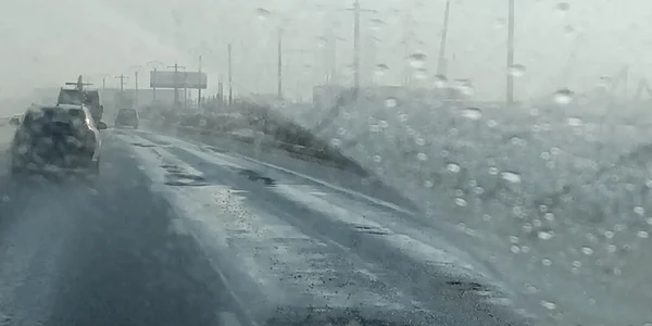 Craterele de pe Autostrada A1 București-Pitești Foto Andreas Stoica