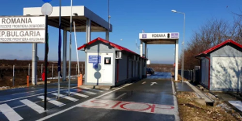 Punctul de trecere a frontierei PTF frontiera graniţa Bulgaria - Dobromir Krushari Sursa Poliţia de Frontieră Constanţa