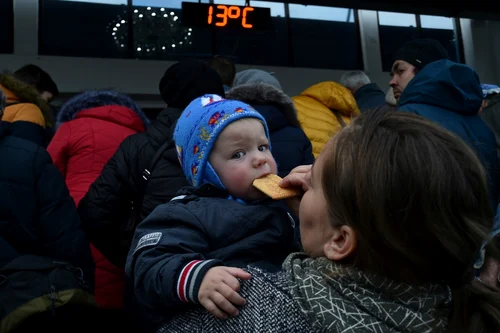 Evacuare civili din Herson FOTO Profimedia 