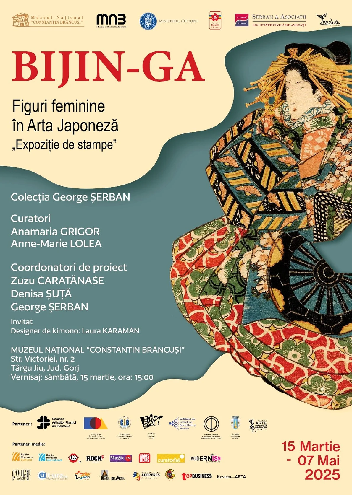 Expoziție de stampe japoneze la Muzeul Național „Constantin Brâncuși”