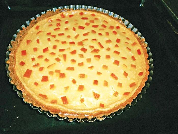 
    Cheese cake cu  portocală confiată  