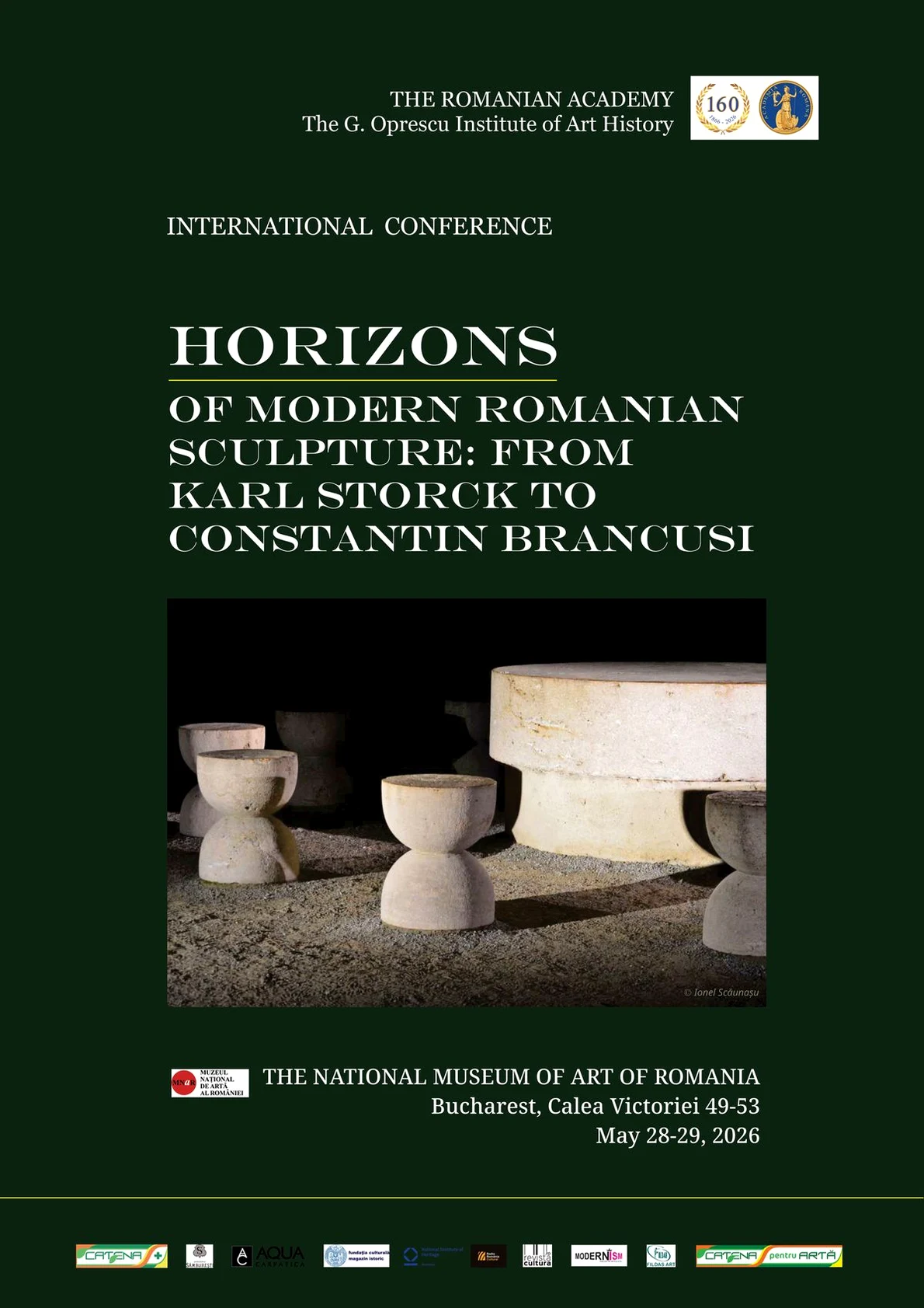 Conferință internațională „Orizonturi ale sculpturii românești moderne: de la Karl Storck la Constantin Brâncuși”, la MNAR